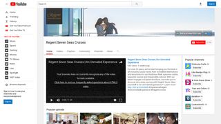 Regent Seven Seas Cruises - YouTube