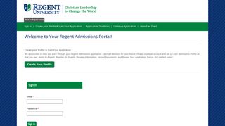 Regent University - Apply to Regent