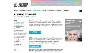 Moodle and REGIS | Current Students | Regent College