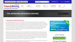 TEA Approved Defensive Driving - Comedy Driving