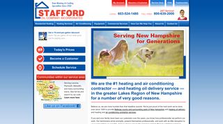 Heating Oil Laconia NH | Air Conditioning & Heating Services | Stafford