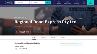 Regional Road Express Pty Ltd in Lidcombe, Sydney, NSW, Freight ...