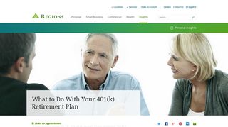 What to Do With Your 401(k) Retirement Plan | Regions