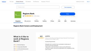 Regions Bank Careers and Employment | Indeed.com