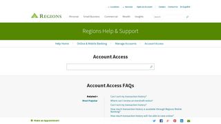 Account Access | Regions