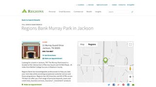 Jackson - Murray Park | Regions Bank