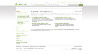 Business Checking | Business Checking Account | Regions