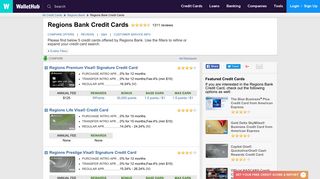Regions Bank Credit Cards: Reviews, Latest Offers, Q&A, Customer ...