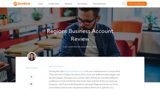 Regions Business Account Review - Fundera