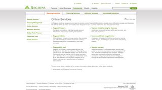 Online Services | Regions