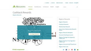 Cashback Rewards | Regions Bank | Regions