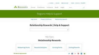 Relationship Rewards | Help & Support | Regions