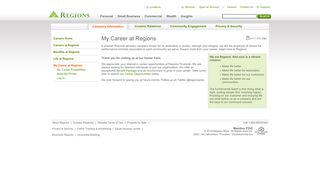 My Career at Regions | Regions