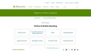 Online & Mobile Banking | Regions
