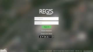 REGIS Online™ Logon