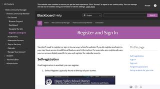 Register and Sign In | Blackboard Help