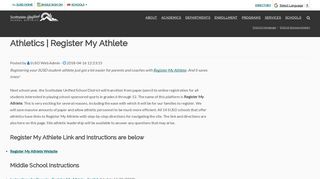 Athletics | Register My Athlete - Scottsdale Unified School District