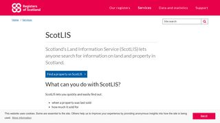 ScotLIS - Registers of Scotland