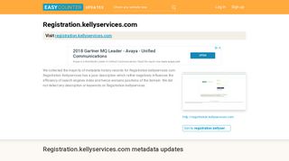 Registration Kellyservices (Registration.kellyservices.com) - Abacus ...