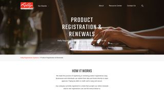 Online Product Registration & Renewals Solutions | Kelly