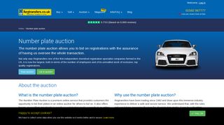 Online Number Plate Regtransfers Auction | Regtransfers.co.uk