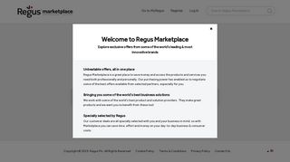 Regus Marketplace : Login