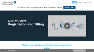 Dealertrack: Out-of-State Registration and Titling
