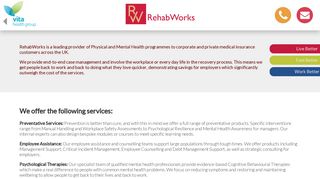 Physiotherapy - RehabWorks