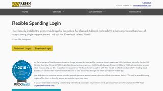 Flexible Spending Login - Rehn Online - Rehn & Associates