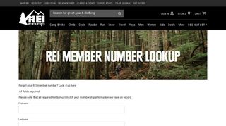Find your REI Membership Number | REI Co-op