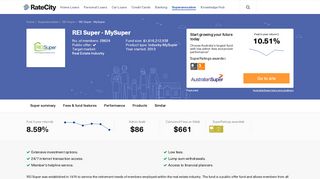 REI Super REI Super - MySuper | Review & Compare Superannuation ...