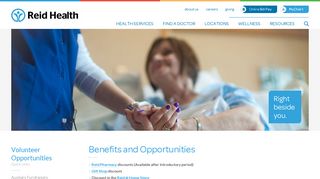 Volunteer at Reid | Benefits and Opportunities | Reid Health