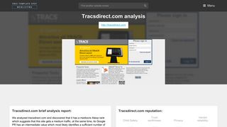 Tracsdirect.com. TRACS Direct® Login - Popular Website Reviews