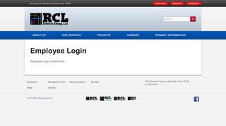 Employee Login - RCL Services Group