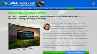 REIWebTools - Real Estate Investing and Wholesaling Houses