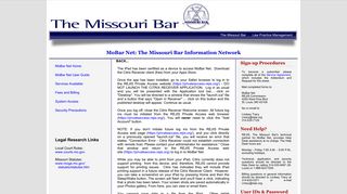 Welcome to the Missouri Bar