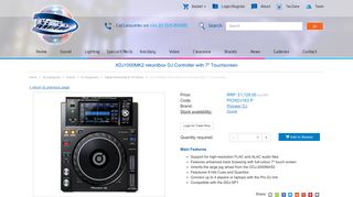 Buy XDJ1000MK2 rekordbox DJ Controller with 7
