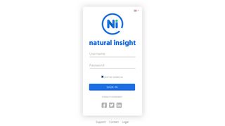 myPortal - Natural Insight Login