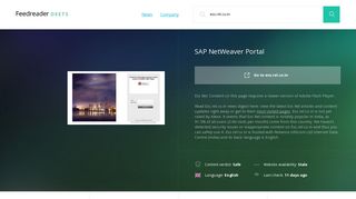 Get Ess.rel.co.in news - SAP NetWeaver Portal - Deets Feedreader
