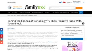 Behind the Scenes of Genealogy TV Show 