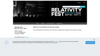 Already have an account? - Relativity Fest 2018