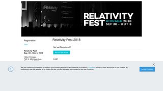 Login - Relativity Fest 2018