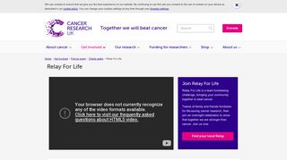 Relay For Life - Register your interest for 2019 | Cancer Research UK