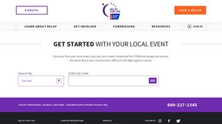 Find an Event - The American Cancer Society - acsevents.org