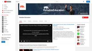 Reliable Education - YouTube