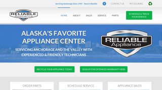 Reliable Appliance – Serving Alaska Since 1995