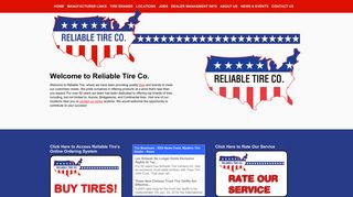 Reliable Tire Co. | GA NJ TX CT NY | Order Wholesale Tires Online