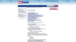 Institution and Government Account Login - USBank
