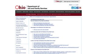 ReliaCard Visa Debit Card - Ohio Department of Job and Family ...