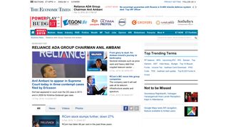 Reliance ADA Group Chairman Anil Ambani: Latest News & Videos ...